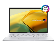 Asus Zenbook 14 OLED UX3402VA-KM203W : i5-1340P | 16GB RAM | 512GB SSD | Intel Iris Xe | 14.0 inch WQXGA+ OLED + Finger Print + NumPad  | Windows 11 | Bạc