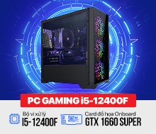 PC KLC Gaming : i5-12400F/ 16GB/ 512GB/ GTX 1660 Super/ Mouse + Keyboard Logitech K120