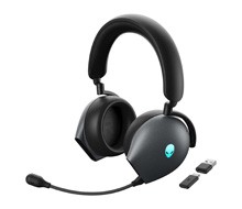 Alienware AW920H-B Tri-Mode Wireless Gaming Headset: Dolby Atmos Virtual Surround Sound | Active Noise Cancelling | AI-driven Noise-Cancelling microphone | USB-C Wireless Dongle | Dark Side of the Moon