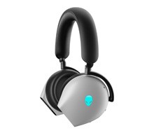  Alienware AW920H-W Tri-Mode Wireless Gaming Headset : Dolby Atmos Virtual Surround Sound | Active Noise Cancelling | AI-driven Noise-Cancelling microphone | USB-C Wireless Dongle | Lunar Light