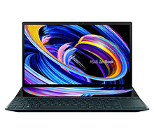 ASUS Zenbook Dou UX482EA-KA397W : i5-1135G7 | 8GB RAM | 512GB SSD | Intel Iris Xe Graphics | 14 inch FHD + ScreenPad | Windows 11 | IR Camera | TCS+Pen | Celestial Blue