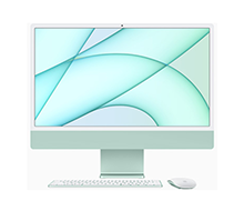 Apple iMac M1 MGPJ3SA/A :  8 CPU | 8GB RAM | 512GB SSD | 8 GPU | 24 inch 4.5K Retina | Finger | MacOS | Green