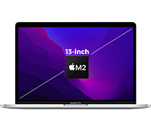Macbook Pro M2 Z16T0003V : CHIP Apple M2 8 core | 16GB RAM | 256GB SSD | 10 Core GPU | 13.3-inch (diagonal)  | Touch ID | Silver