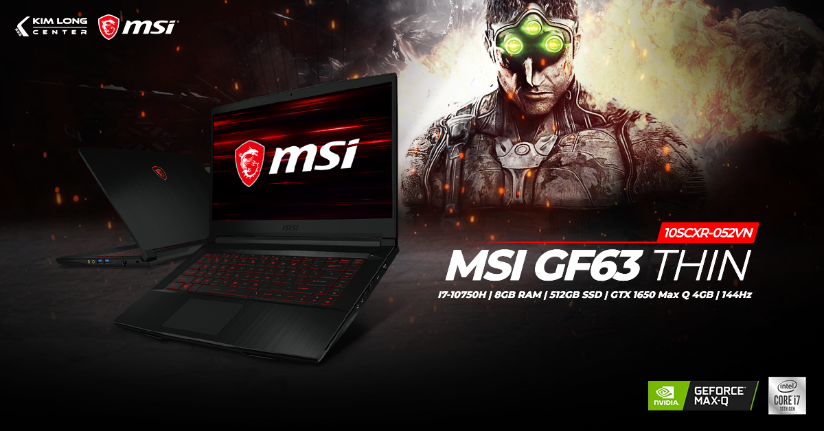 Gaming laptop leads every game - MSI GF75