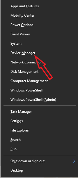 Chọn Device Manager