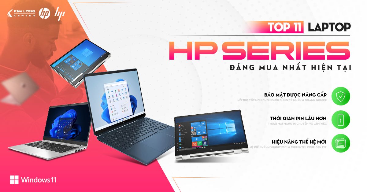 Top 11 laptop HP đáng mua nhất hiện nay