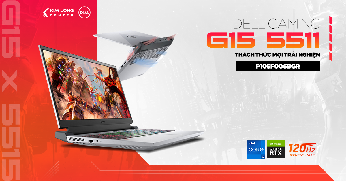 laptop-Dell-Gaming-G15-5511-P105F006BGR