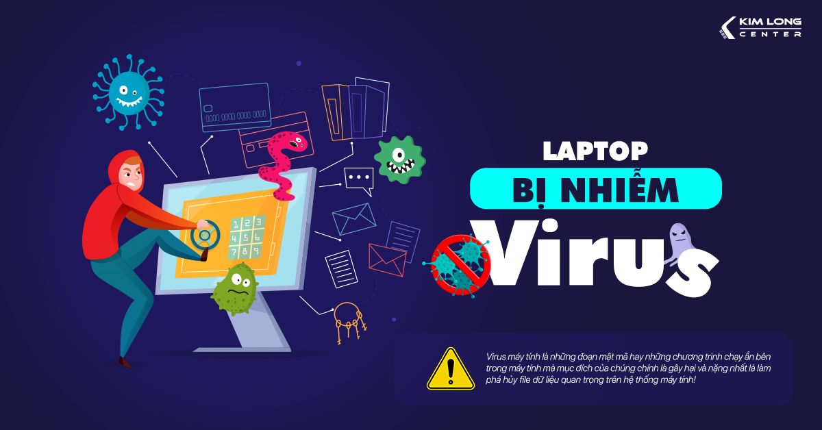Laptop bị nhiễm virus