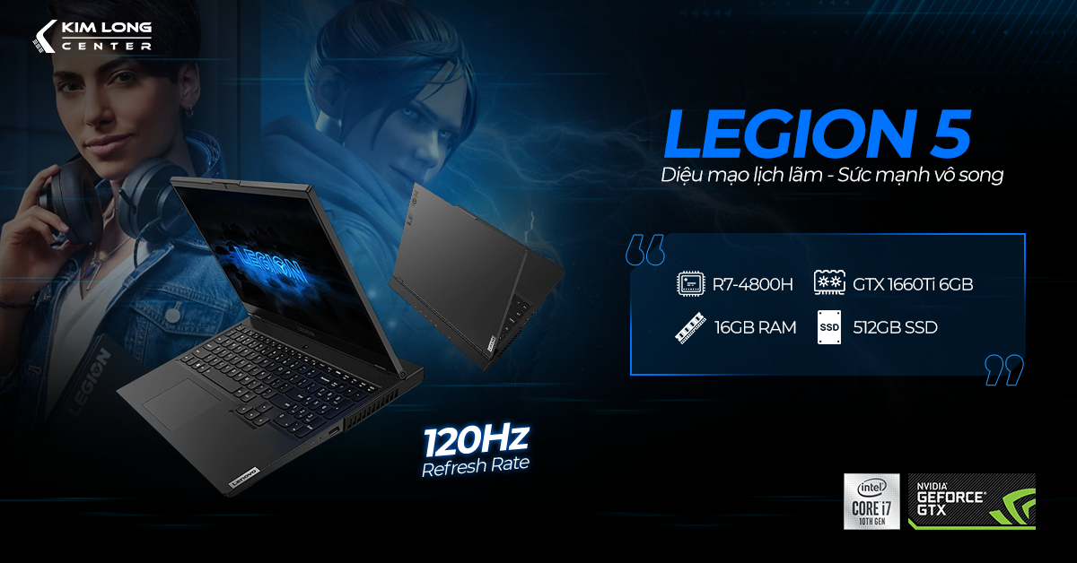 lenovo legion 5 laptop - elegant design, powerful performance