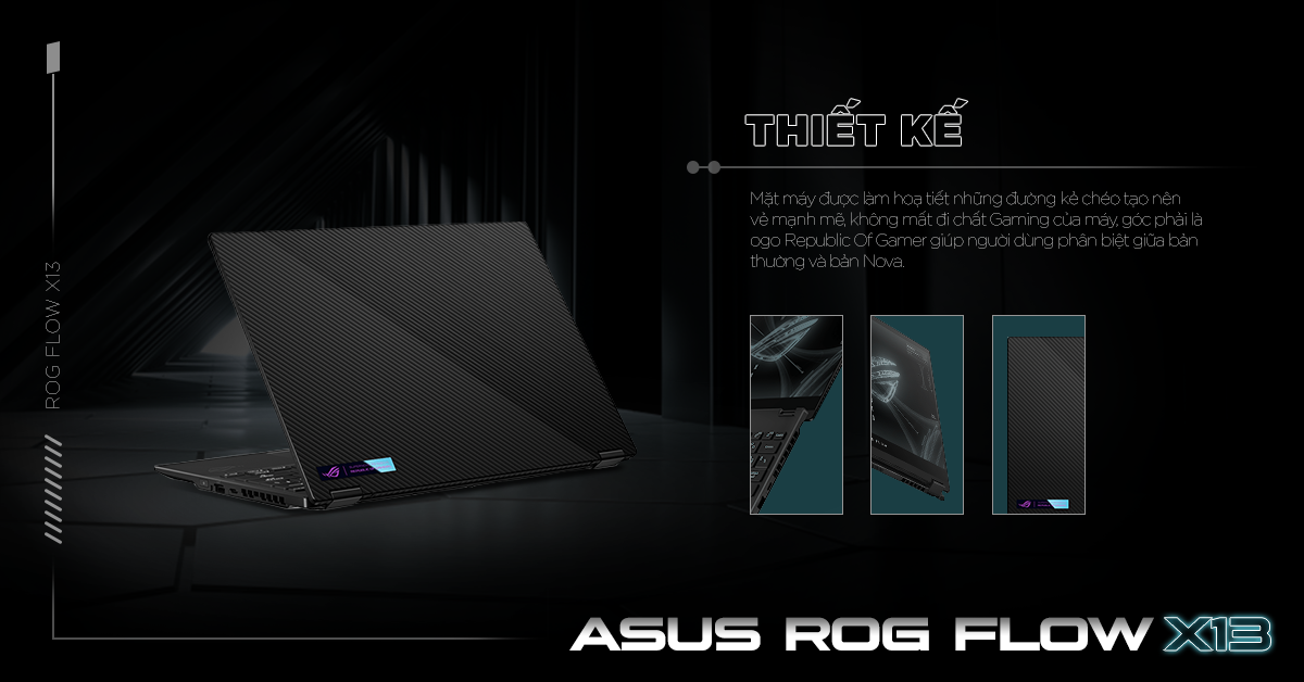 thiet-ke-laptop-ASUS-ROG-Flow-X13-GV301QH-K6054T