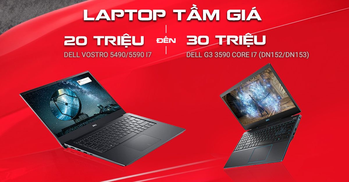 Laptop giá từ 20-30 triệu